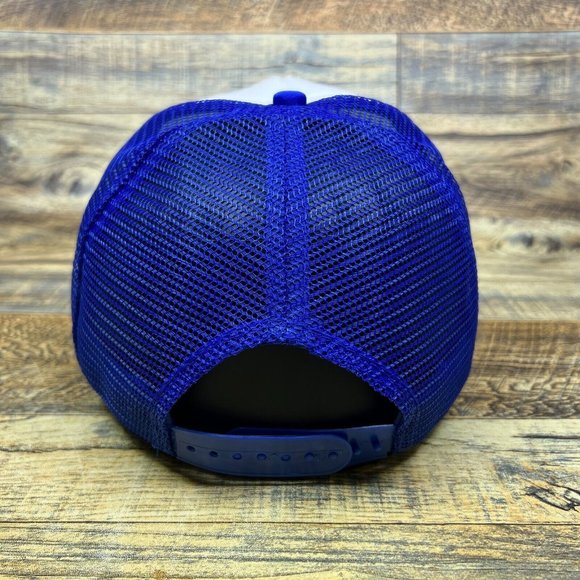 Pittsburg Pirates Mens Trucker Hat Blue Snapback 1952 Vintage Logo Baseball Cap - Picture 5 of 8